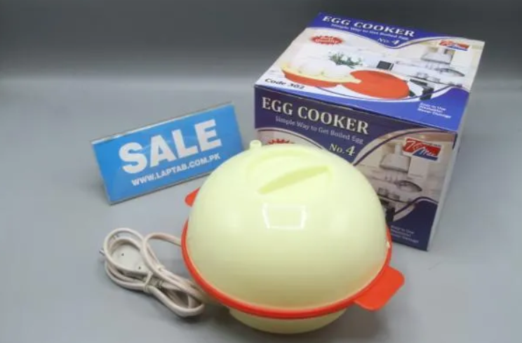 Electric Egg Boiler Red Yellow ABS Kitchen